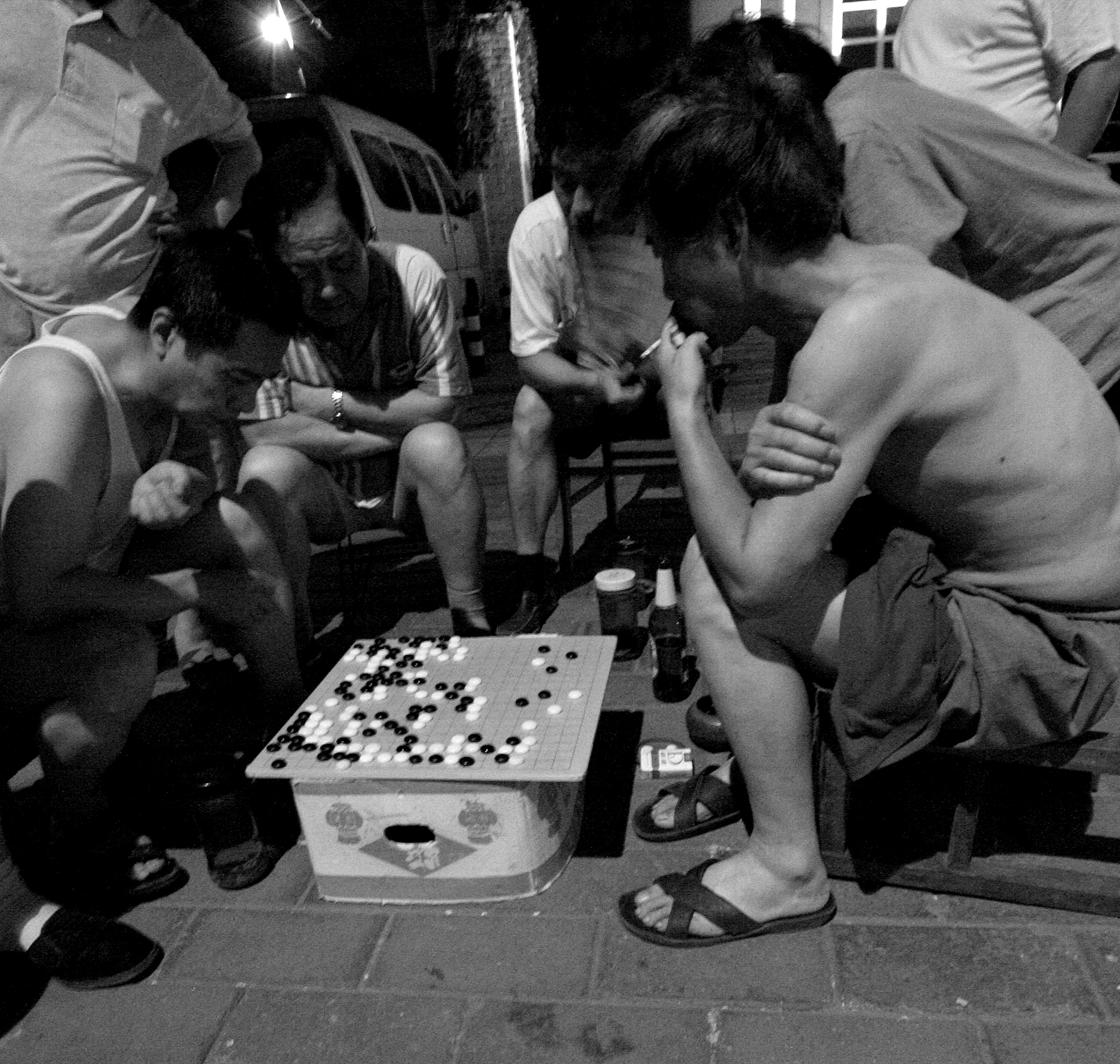 guys playing go